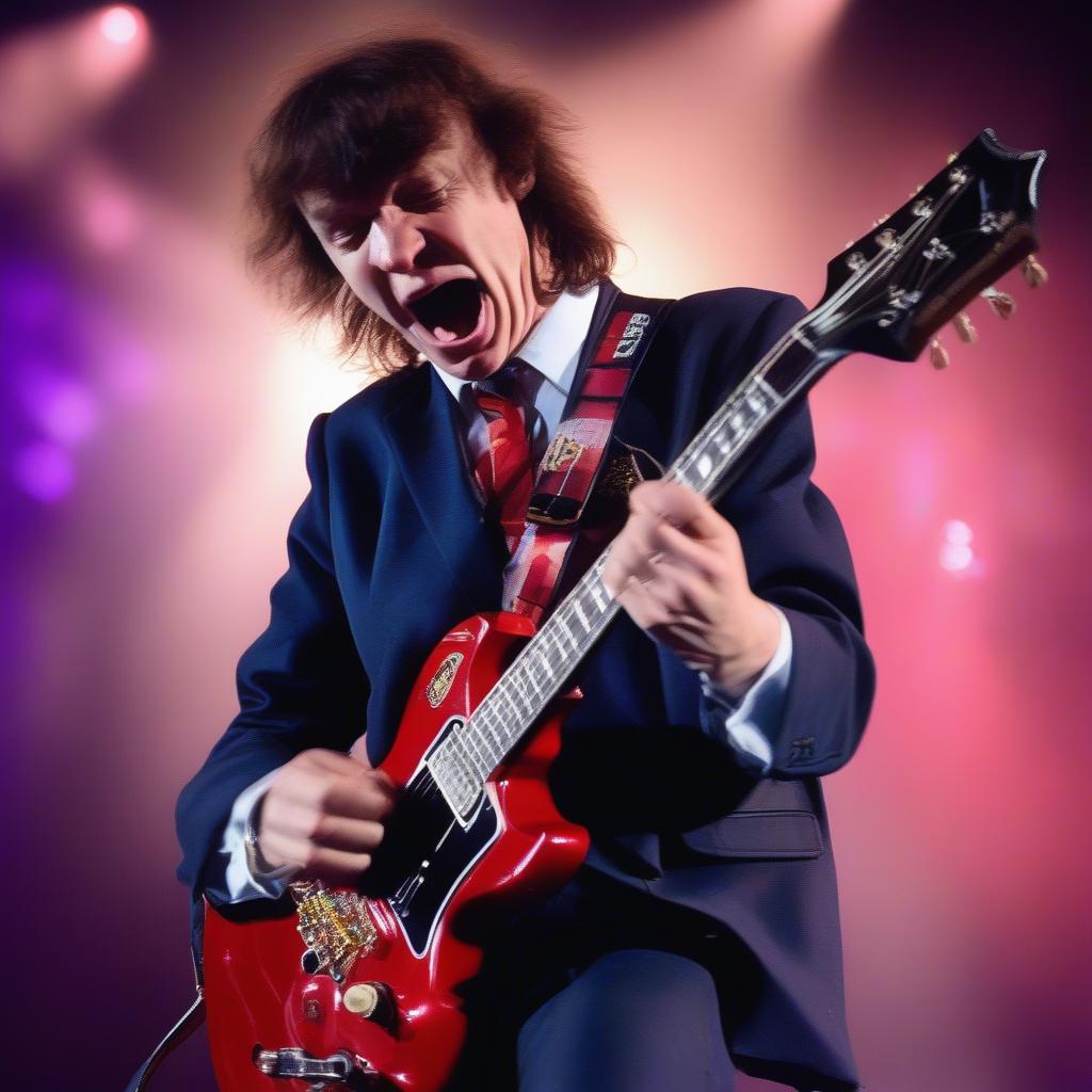 Angus Young Performing Live