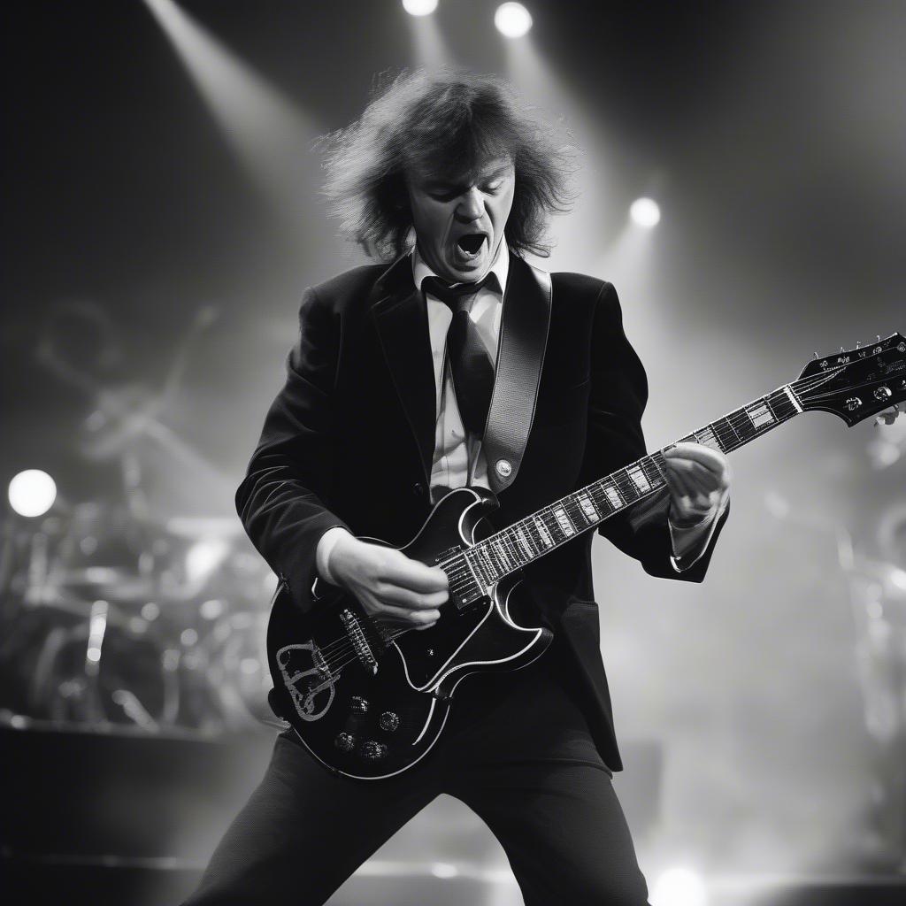 Angus Young Performing Live