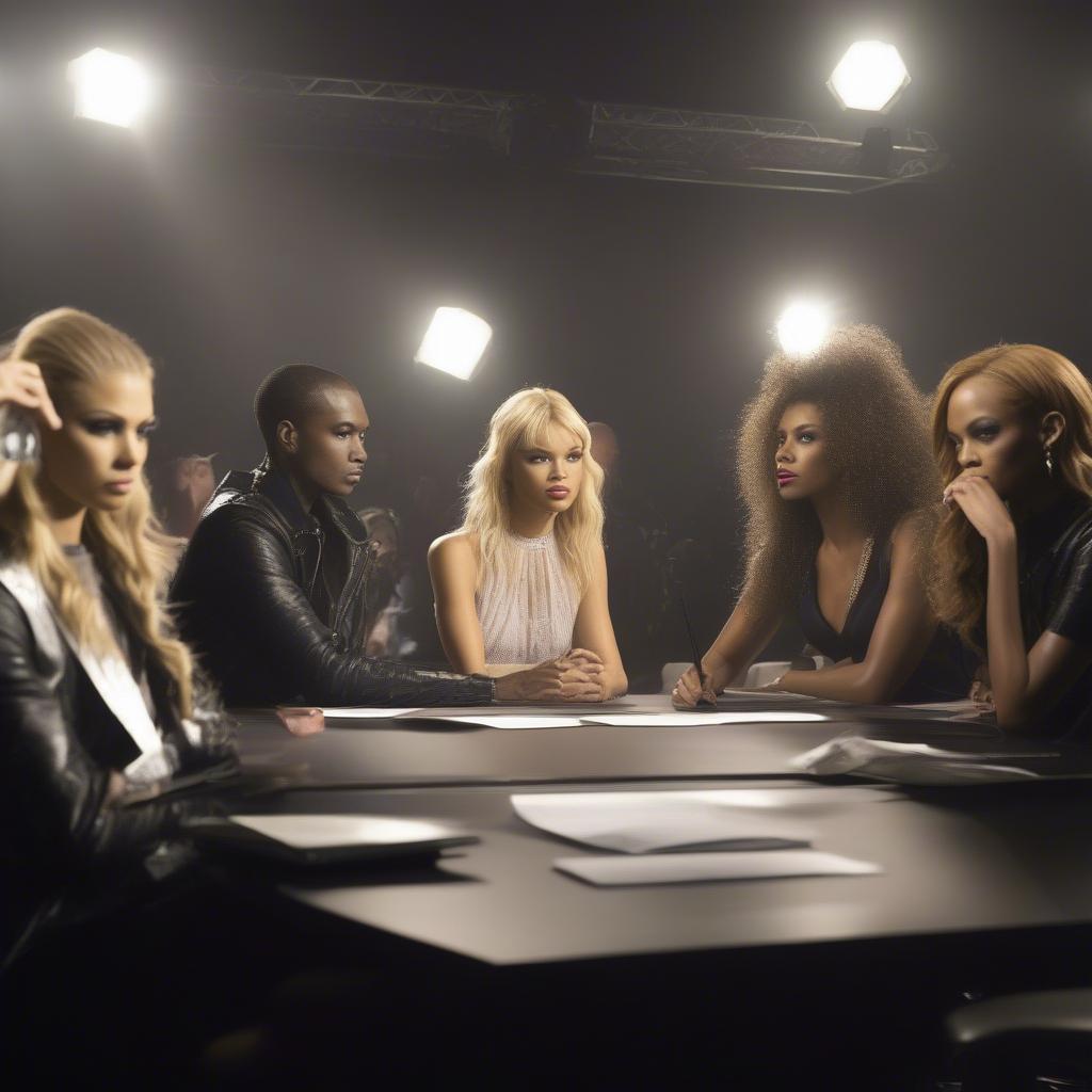 ANTM Cycle 20 Judging Panel with Models