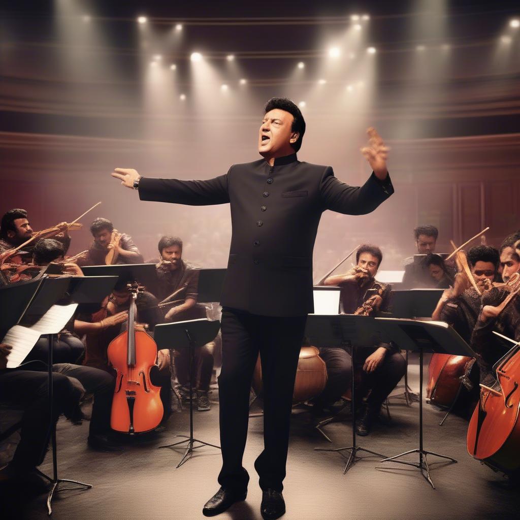 Anu Malik Conducting