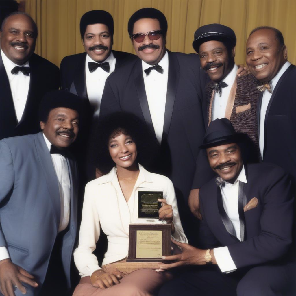 Archie Bell and the Drells Receiving an Award