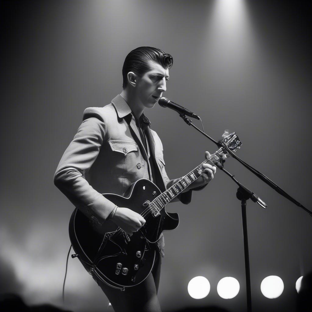 Alex Turner Performing Live