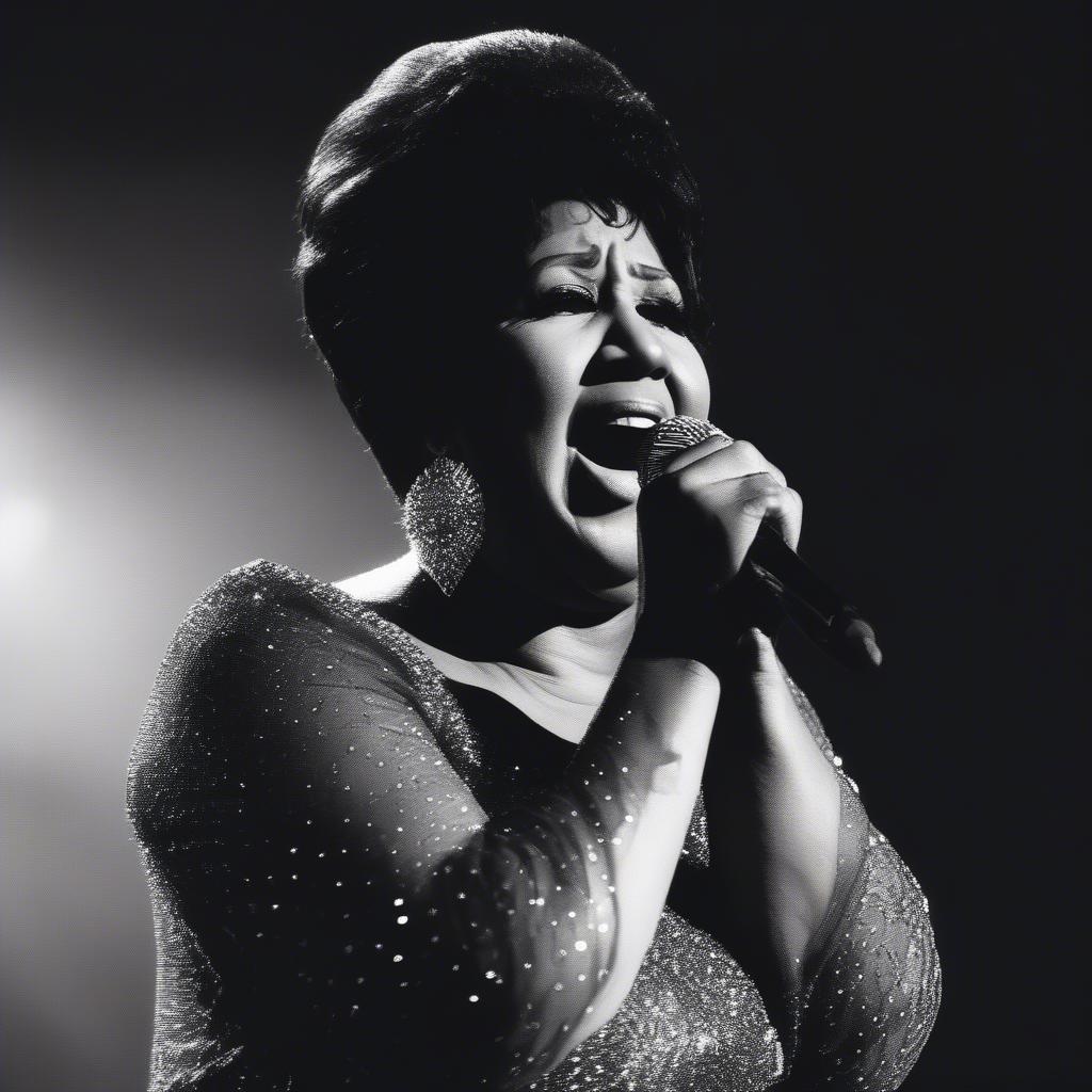 Aretha Franklin Performing Think Live