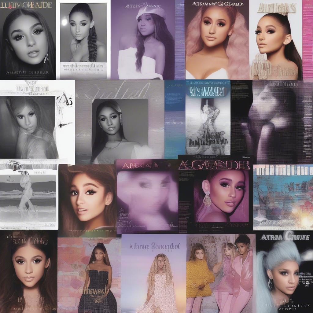 Ariana Grande Album Covers