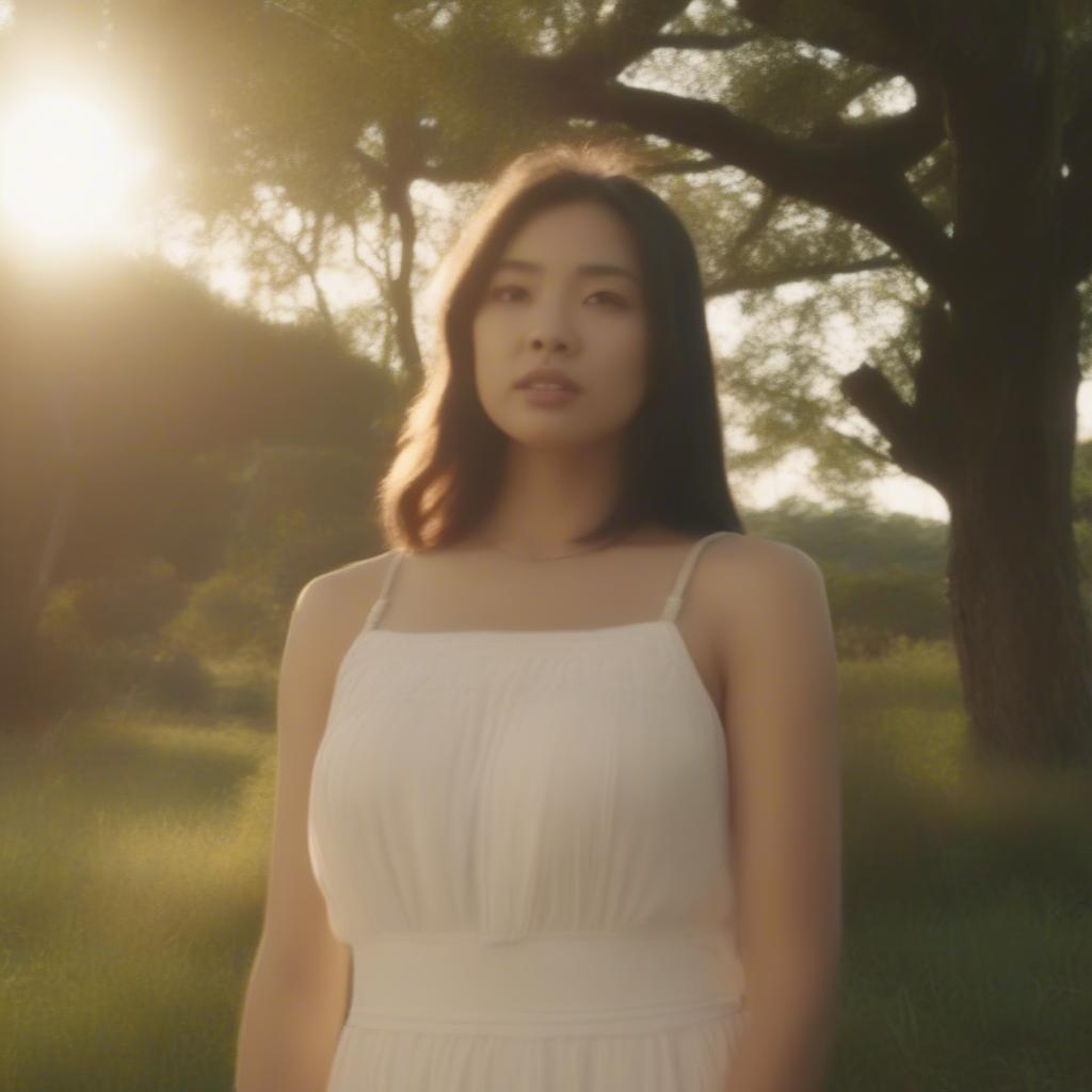 Arina in the "Sunrise Melody" music video