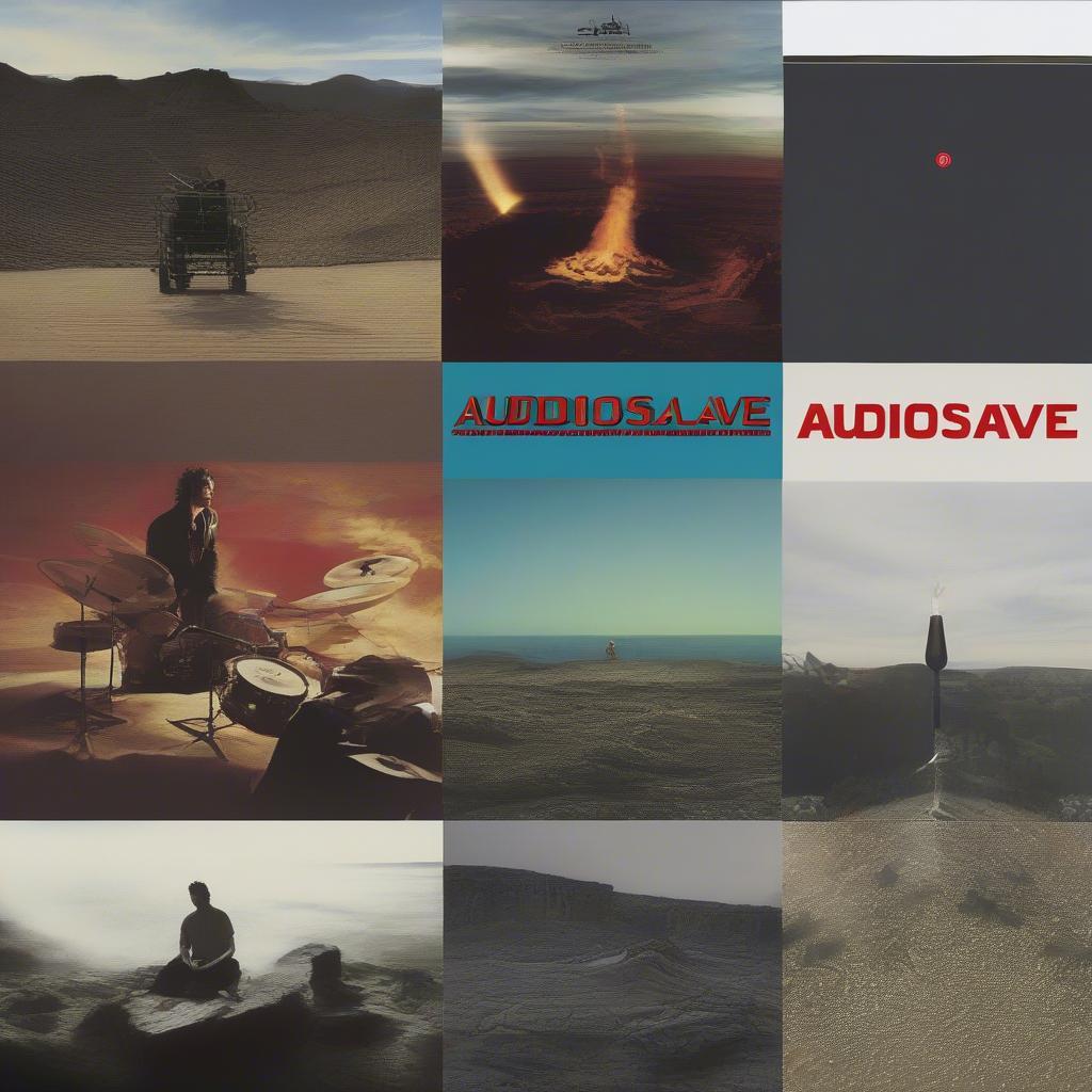 Audioslave Album Covers: Audioslave, Out of Exile, Revelations