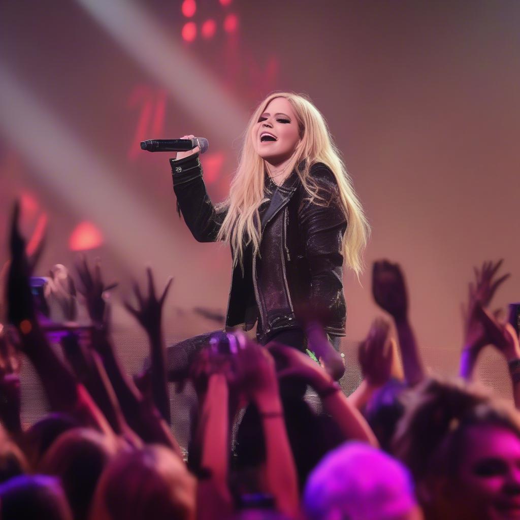 Avril Lavigne Performing Live in 2023