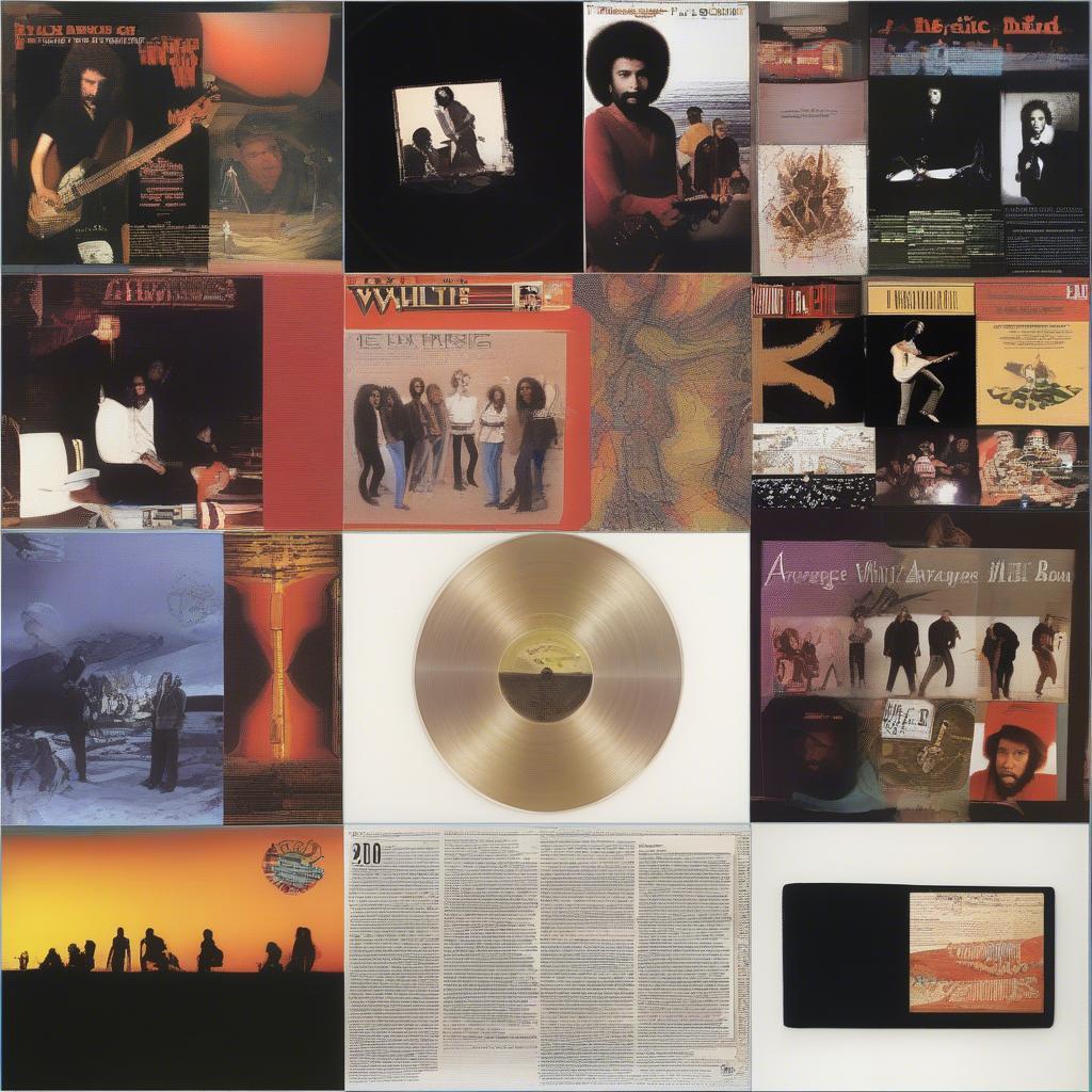 Average White Band album covers collage