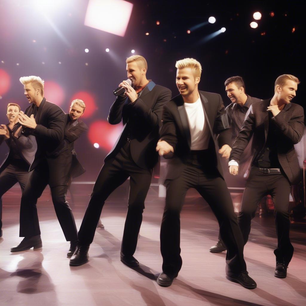 Backstreet Boys Performing Live on Stage