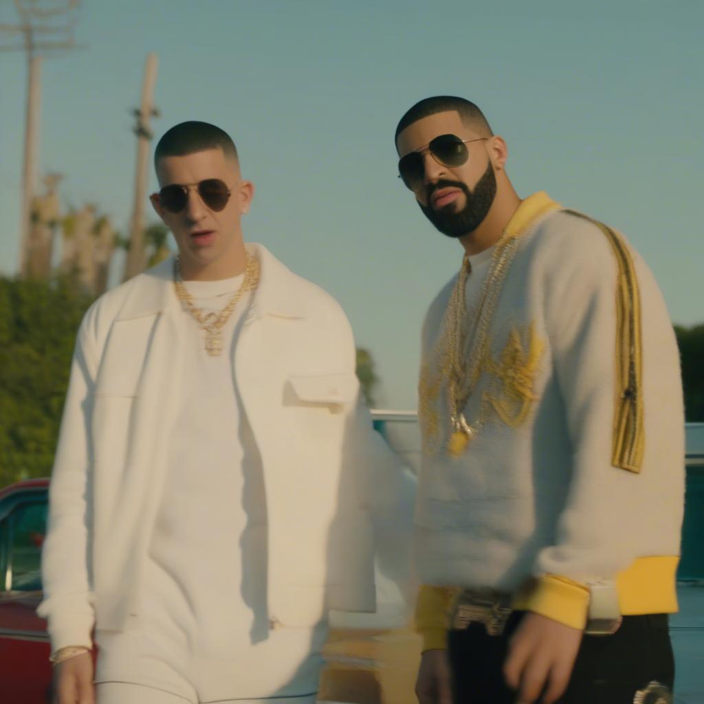 Bad Bunny and Drake in MIA Music Video