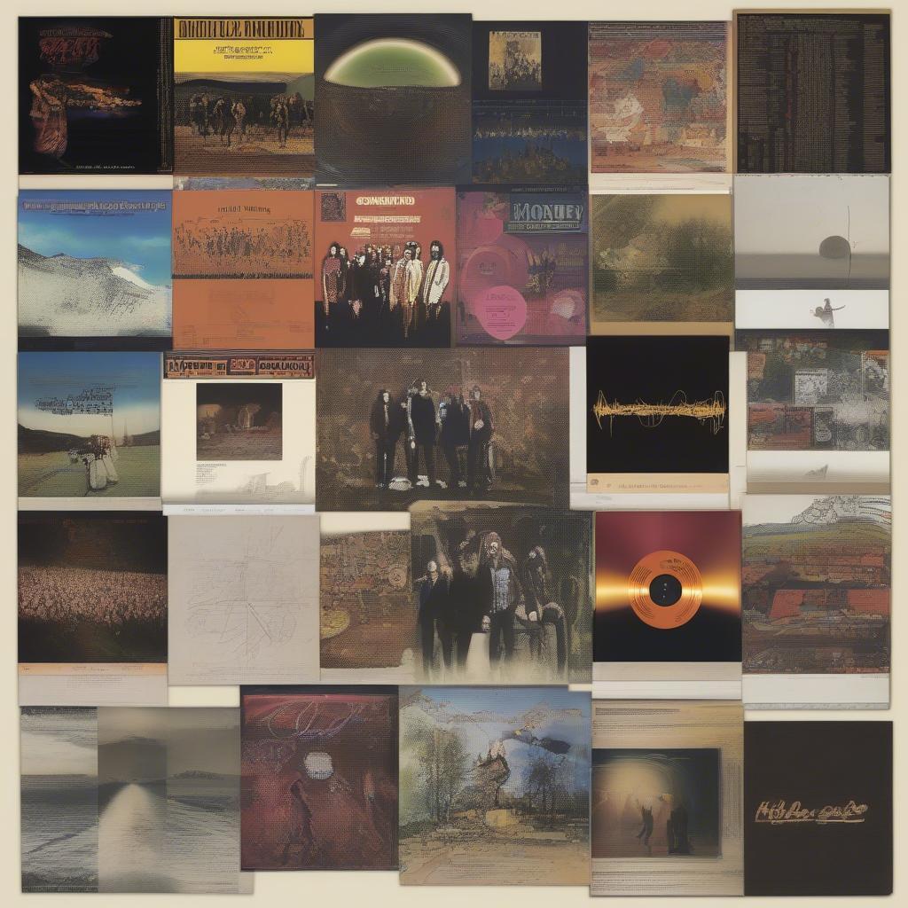 A collage of Band of Heathens album covers showcasing their discography and visual style.