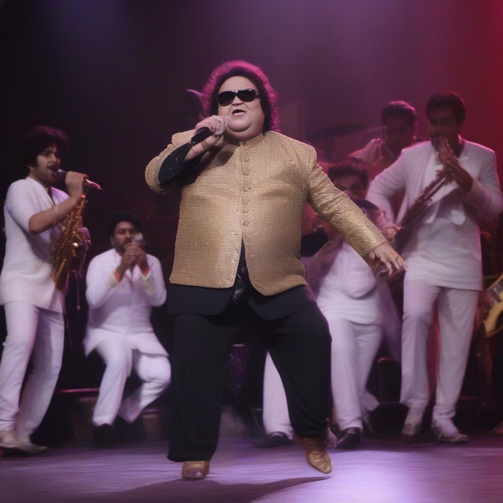 Bappi Lahiri Performing Live