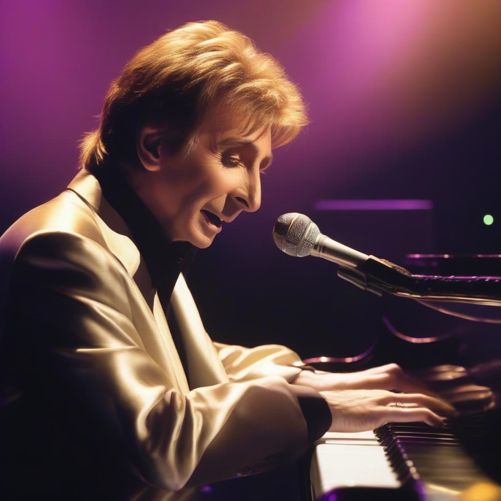 Barry Manilow Performing "Mandy" Live