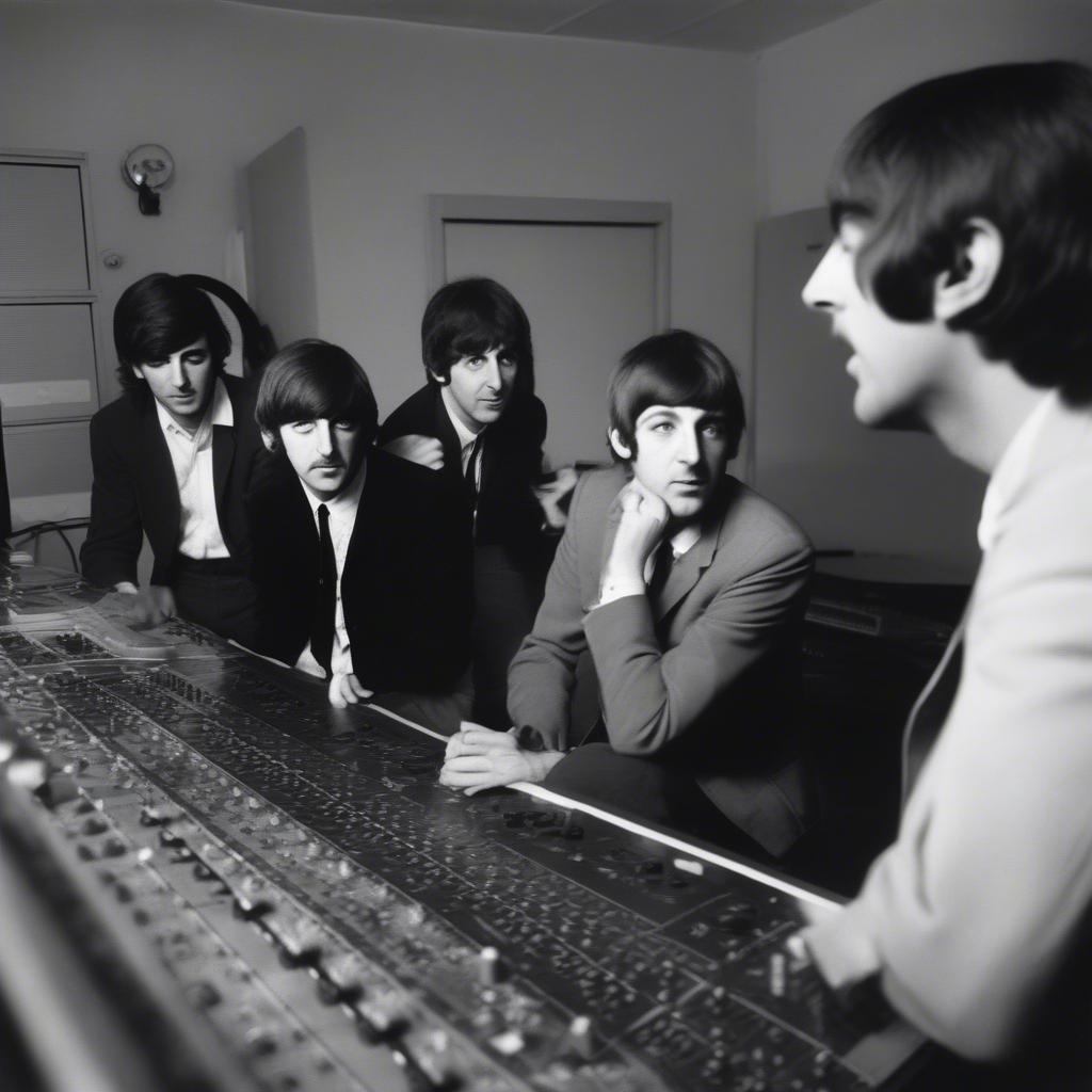 Behind-the-scenes footage of The Beatles, offering glimpses into their creative process.