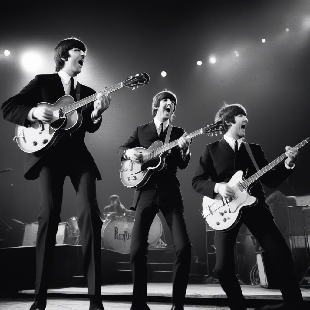 Beatles Live Performance Photo