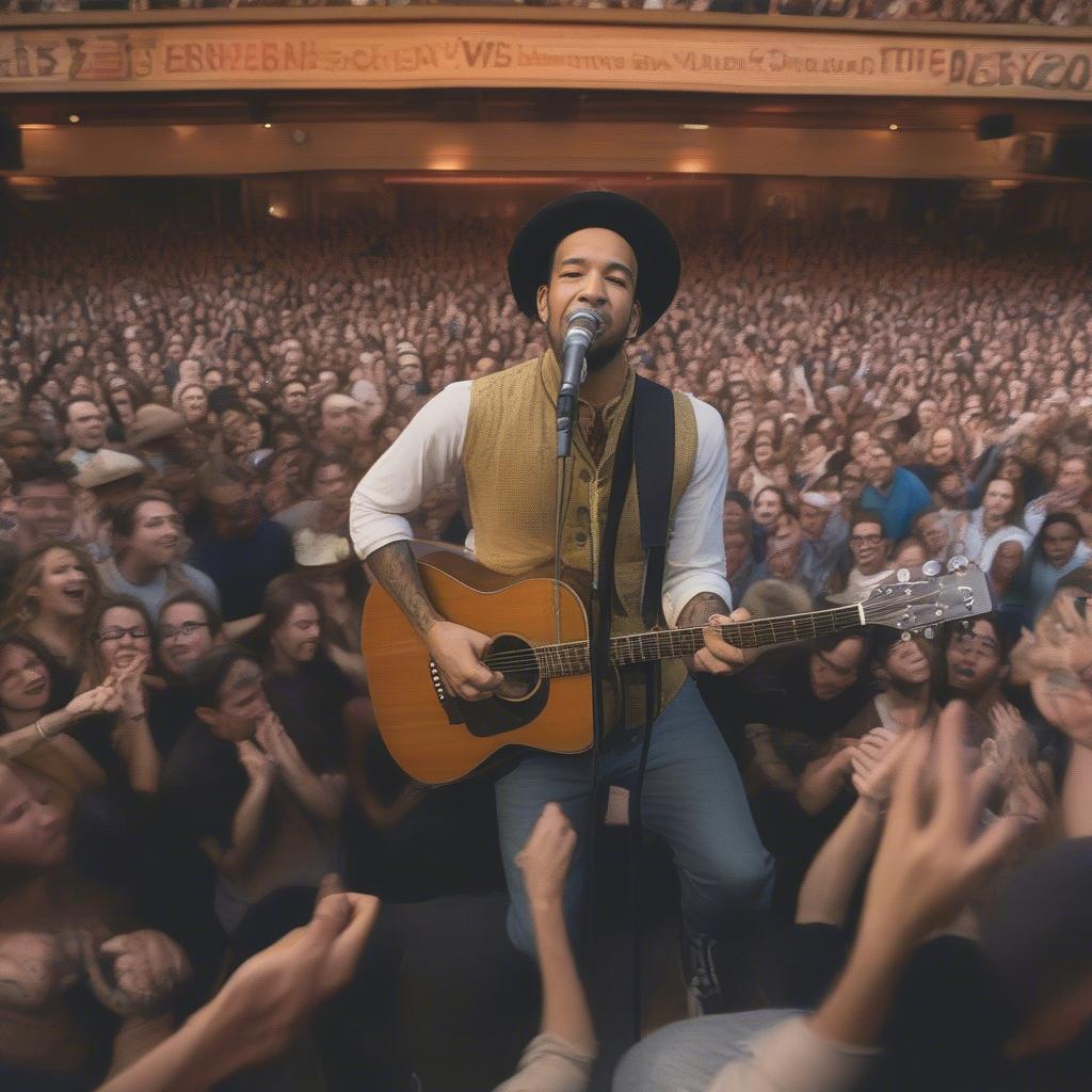 Ben Harper performing live