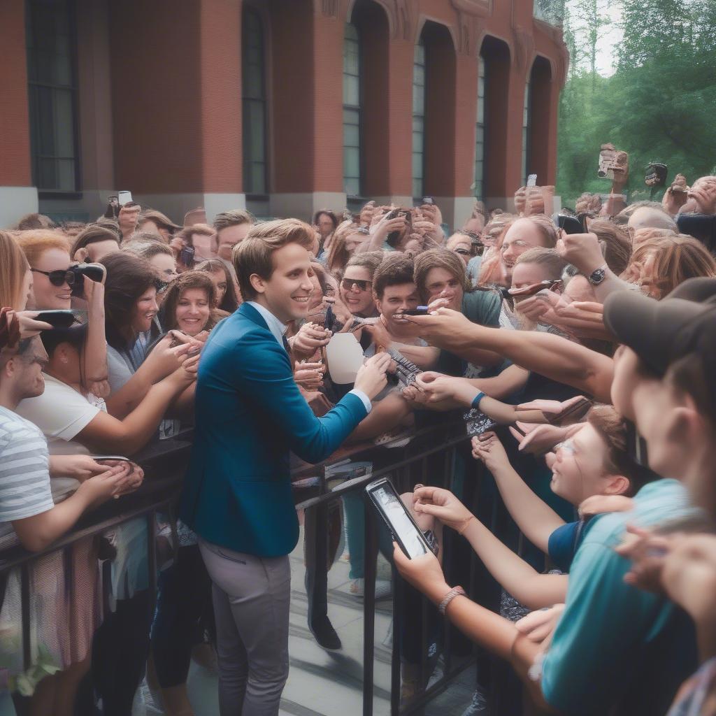 Ben Rector with Fans