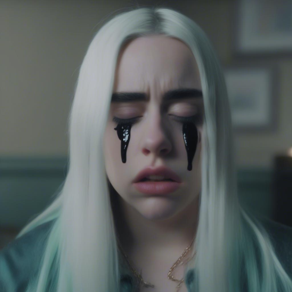 Billie Eilish in When the Party's Over Music Video