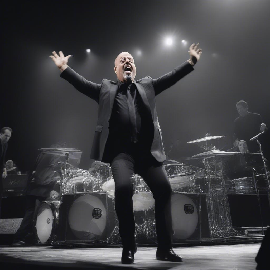 Billy Joel Performing Live in Concert