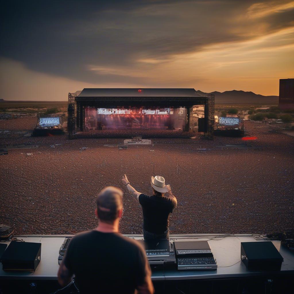 Blake Shelton Performing at Country Thunder Arizona