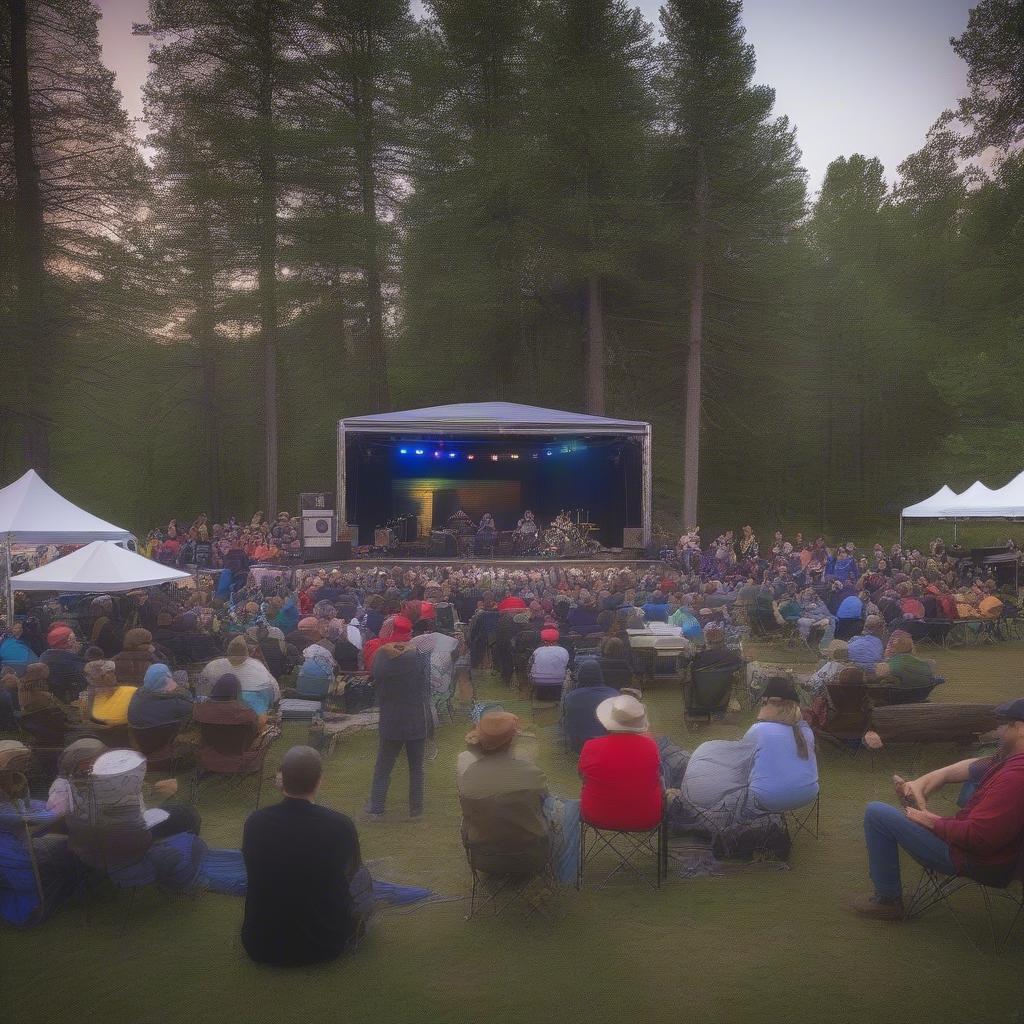 Smaller Stage at Bonanza Campout 2017