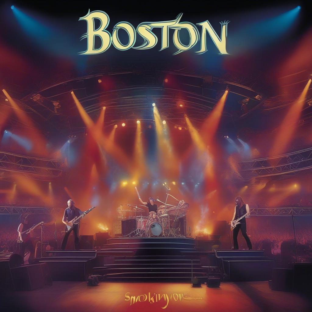 Boston Band Performing "Smokin'" Live