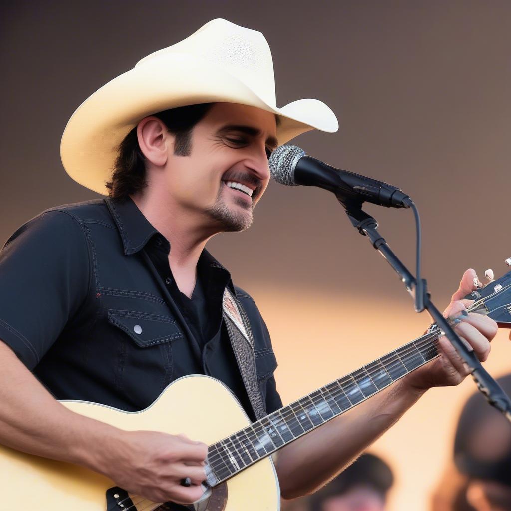 Brad Paisley Performing at Country Thunder Florida 2019