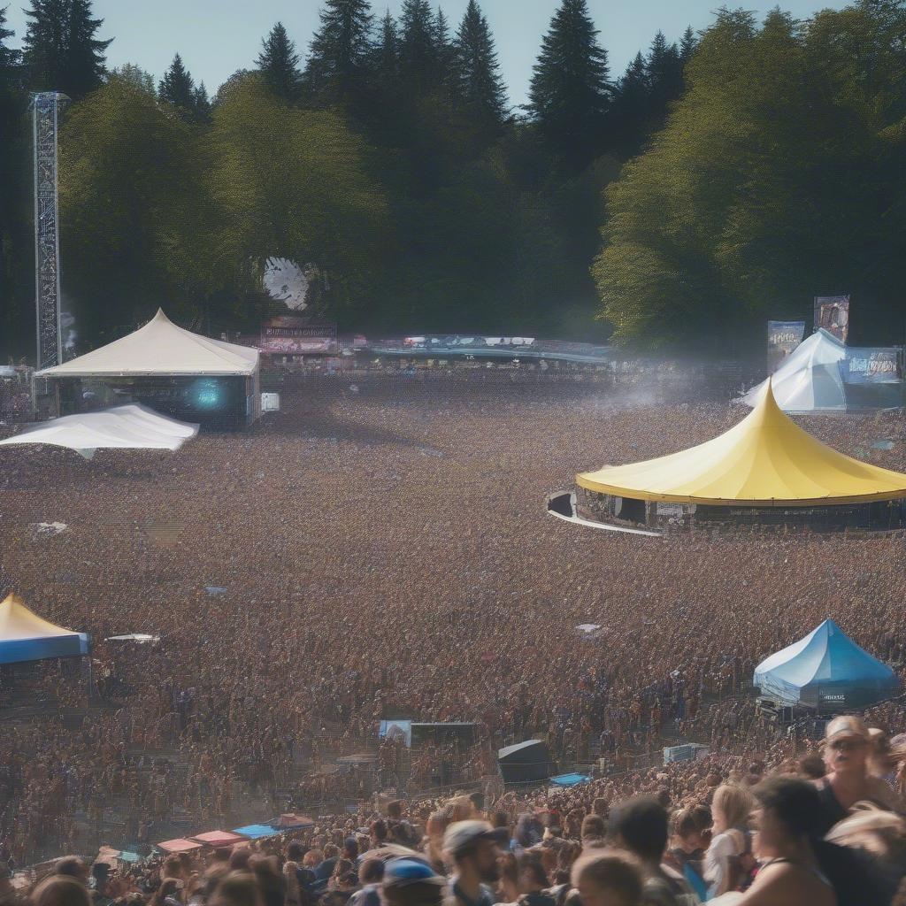 Bumbershoot 2017 Festival Crowd