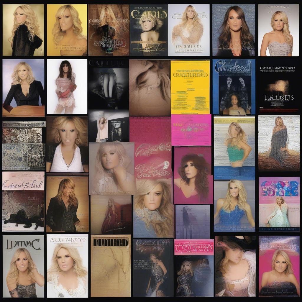 Evolution of Carrie Underwood's music through album covers