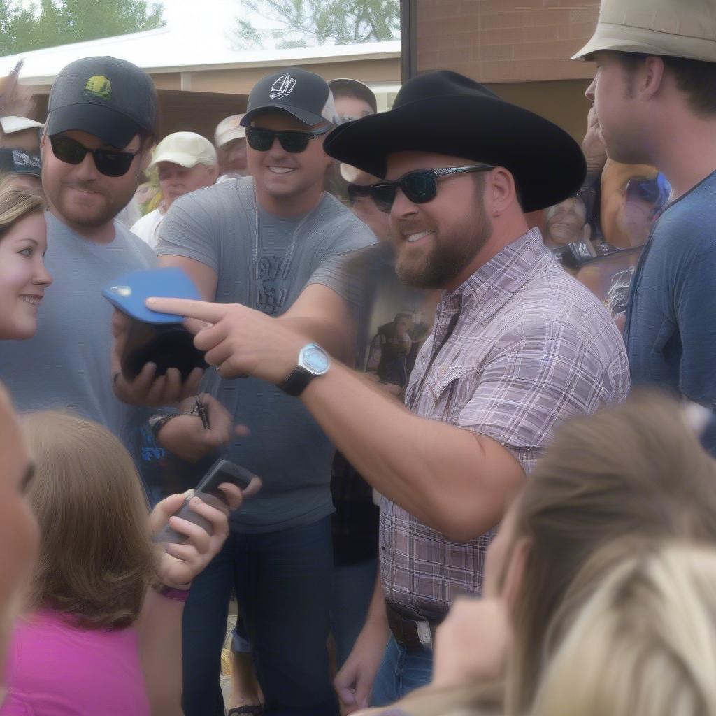 Chris Cagle Meeting Fans