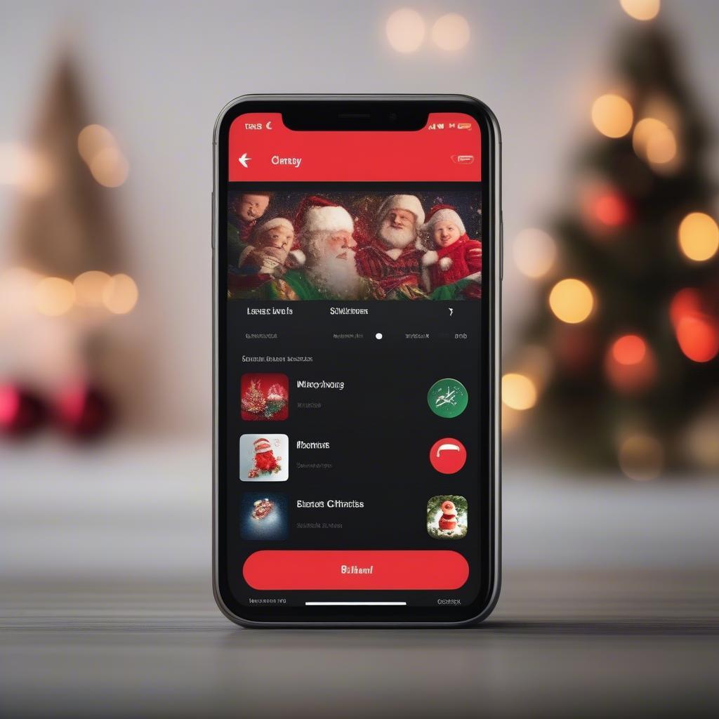 Christmas Music Streaming App