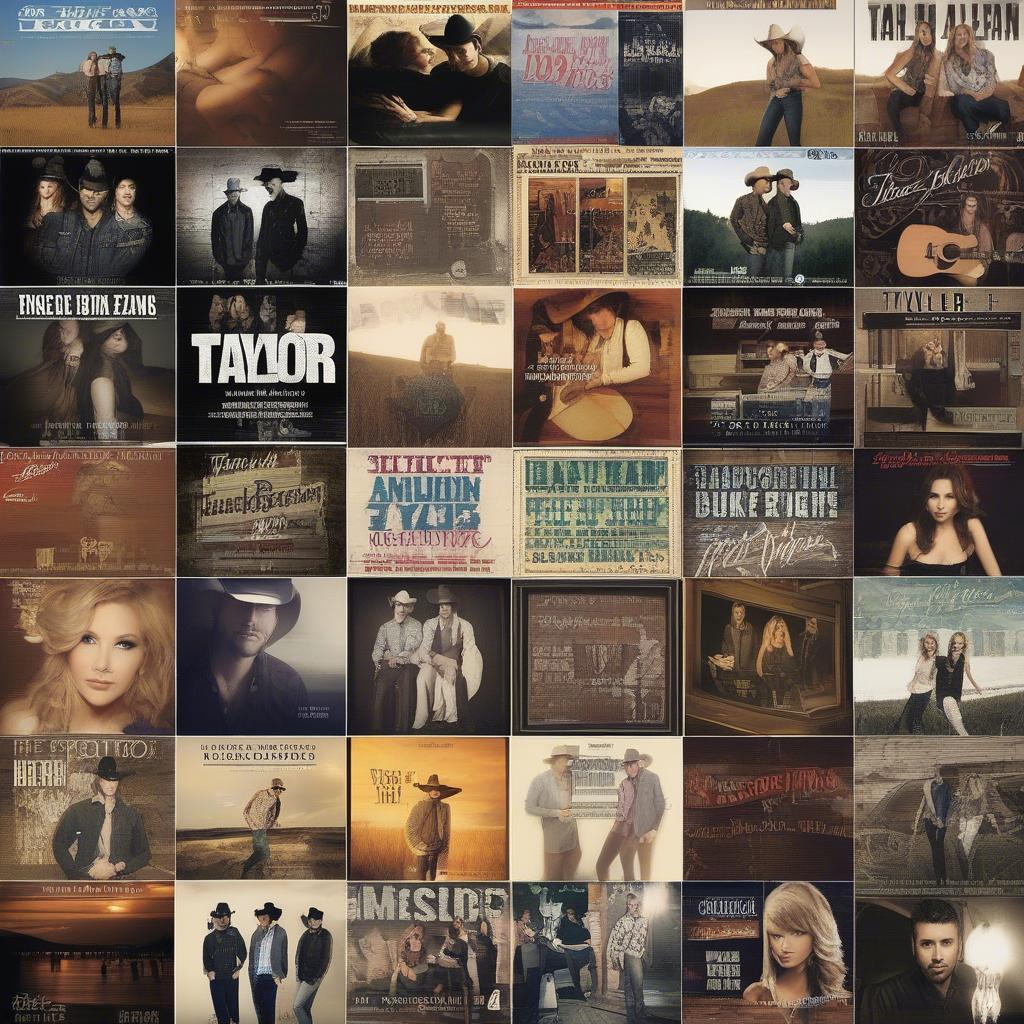 Country Song Album Covers 2012