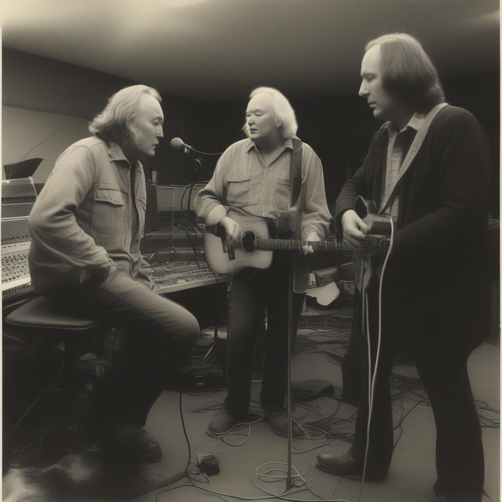 CSN recording in the studio