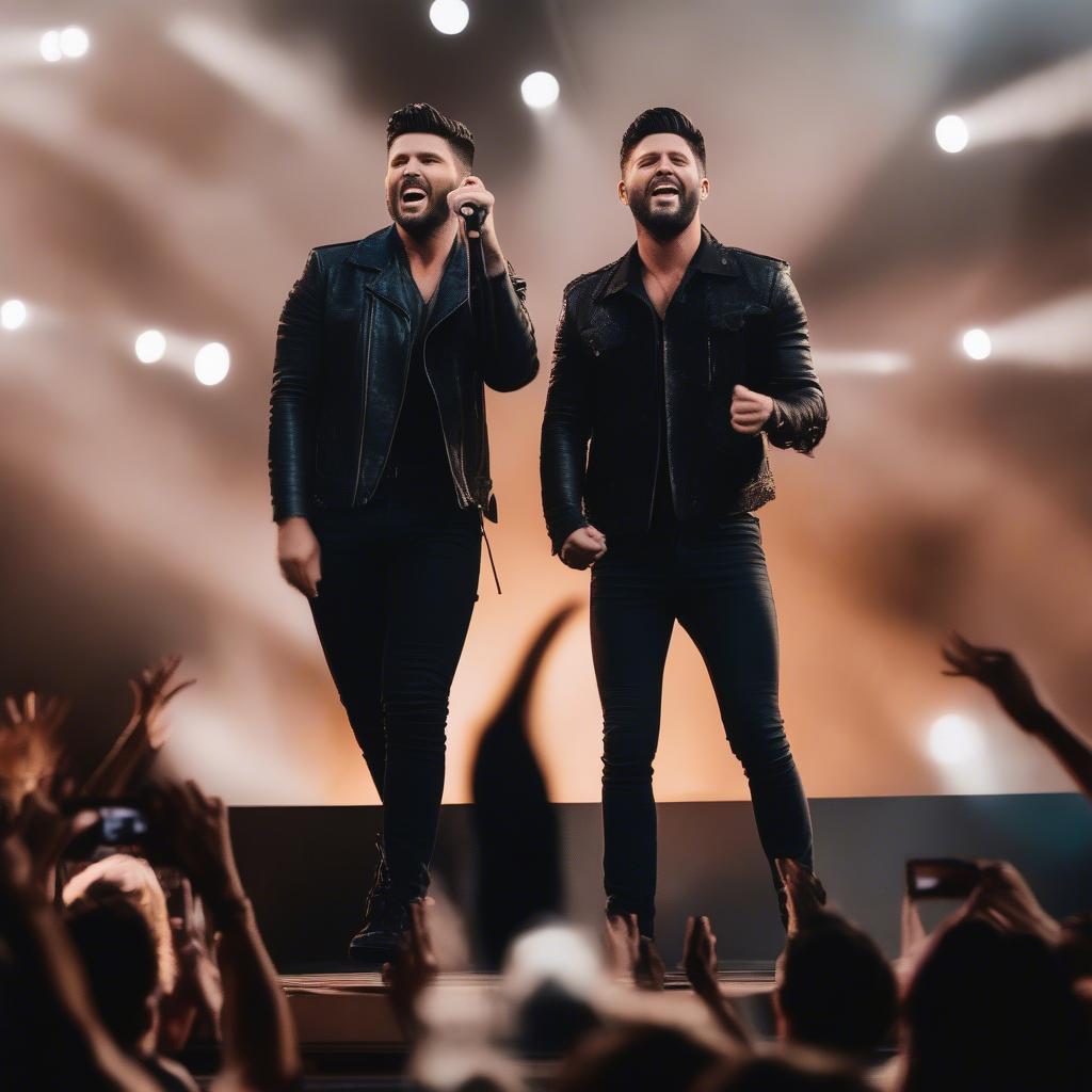 Dan and Shay Performing Live on Stage