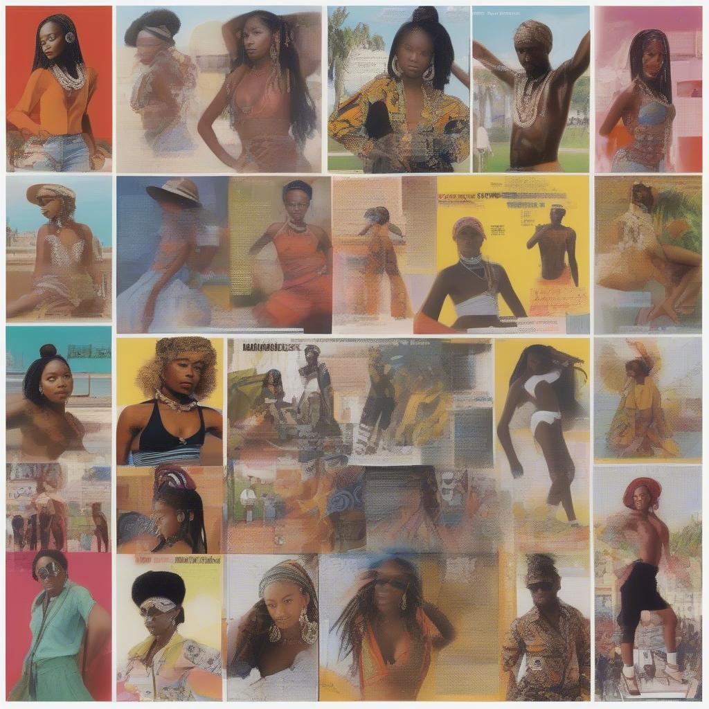 Dancehall's Cultural Impact: Images depicting the global reach of dancehall music, its influence on fashion, dance, and other art forms.