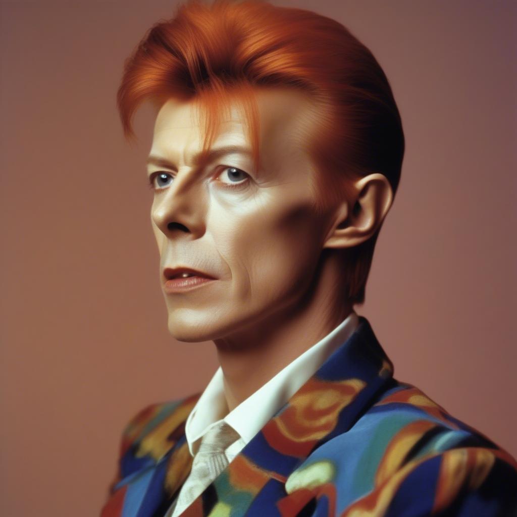 David Bowie during the Let's Dance era