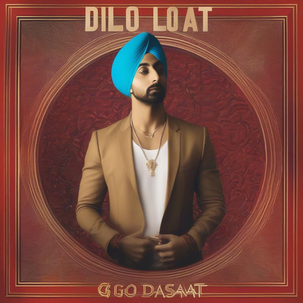 Diljit Dosanjh's G.O.A.T. album cover