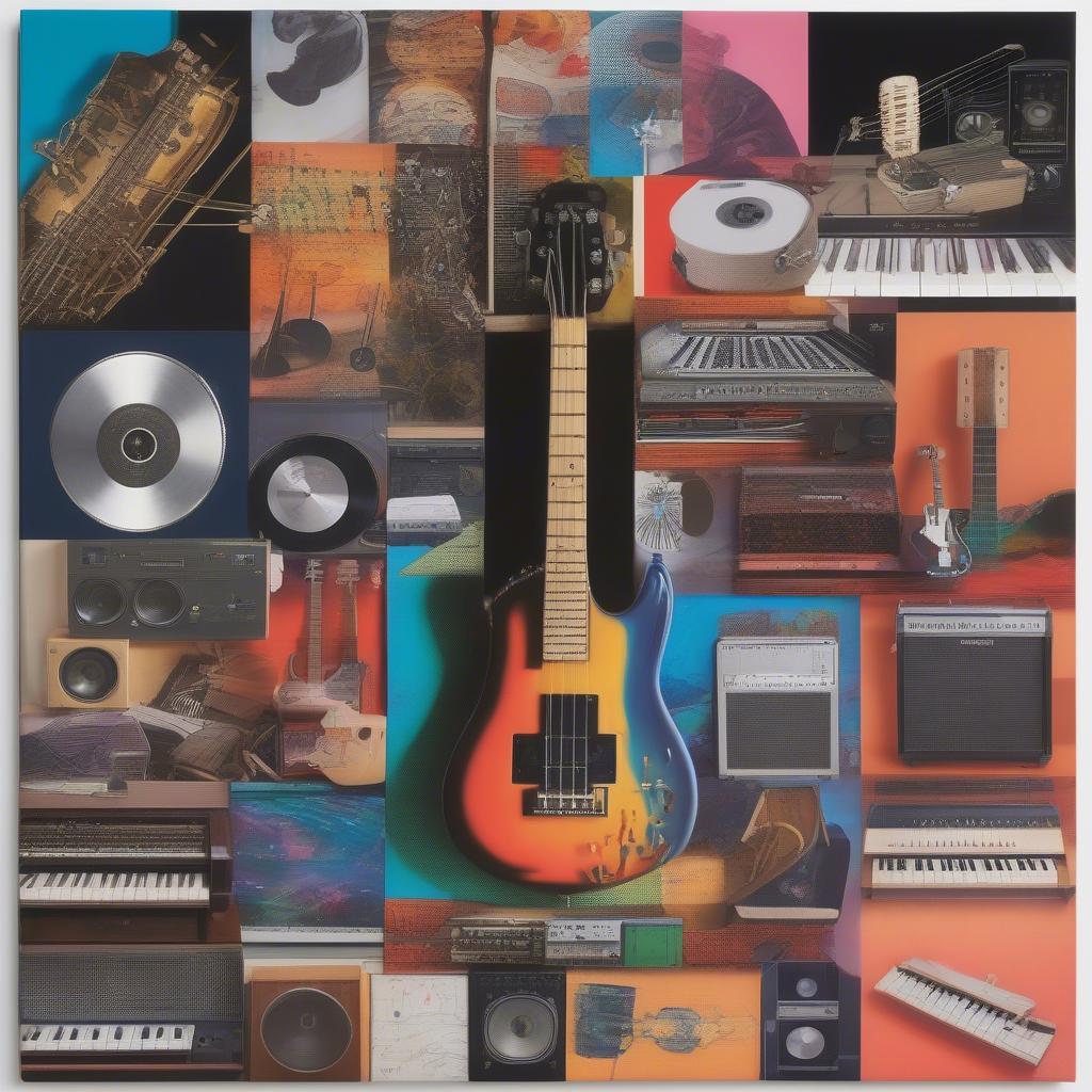 Diverse Music Genres - A collage representing various music genres, highlighting the richness and variety of musical expression.