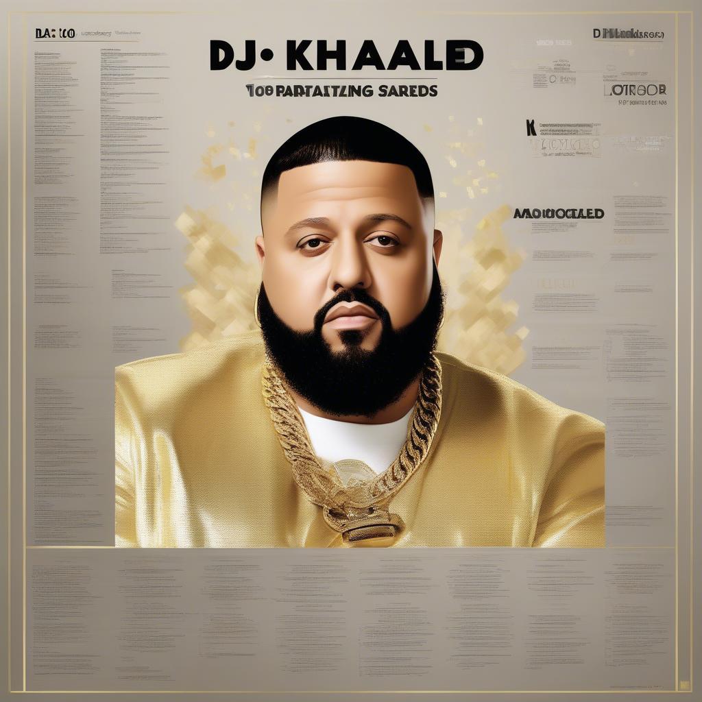 DJ Khaled's Top Charting Songs Visualized