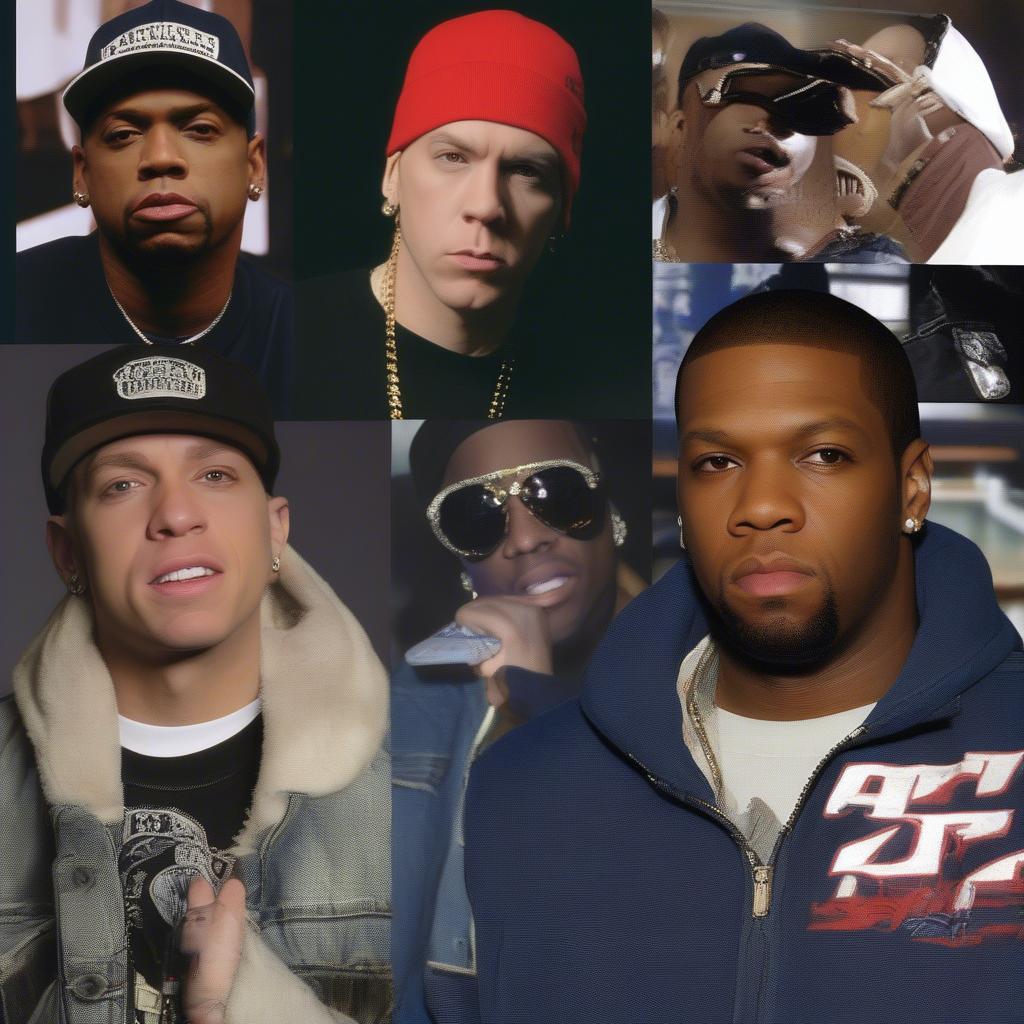 Early 2000s Hip-Hop Stars: Eminem, Jay-Z, and 50 Cent