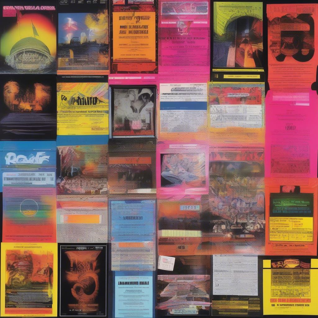 Early 90s Rave Flyers and Tickets