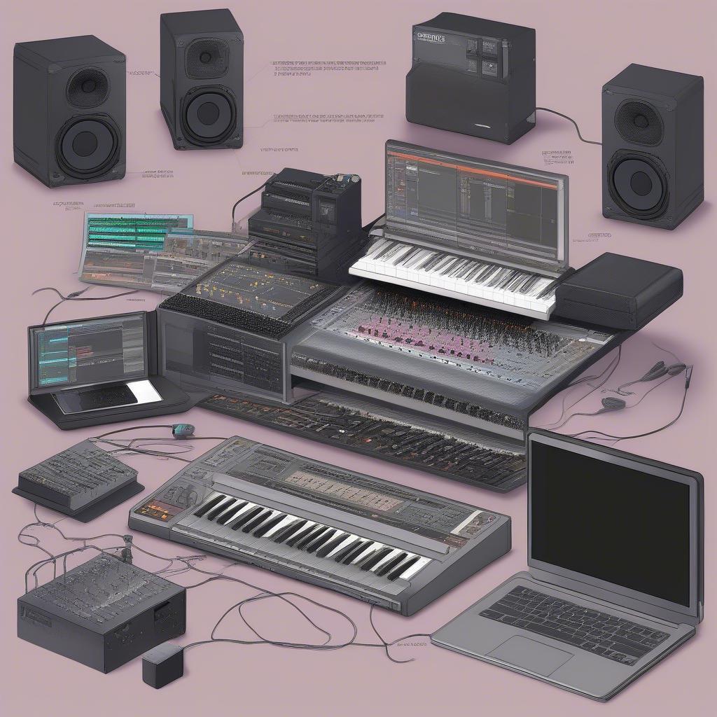 Modern Electronic Music Production Setup