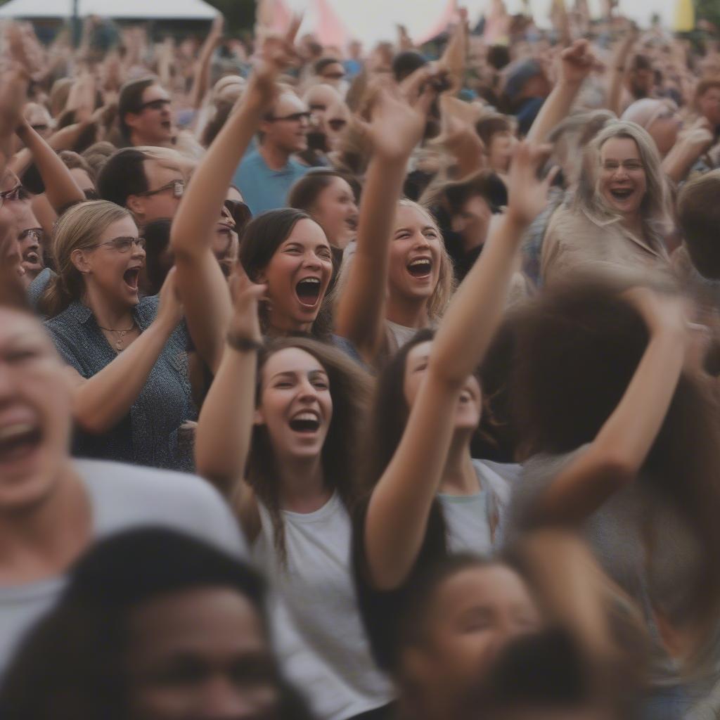 Energetic Crowd at Elevate Festival 2018