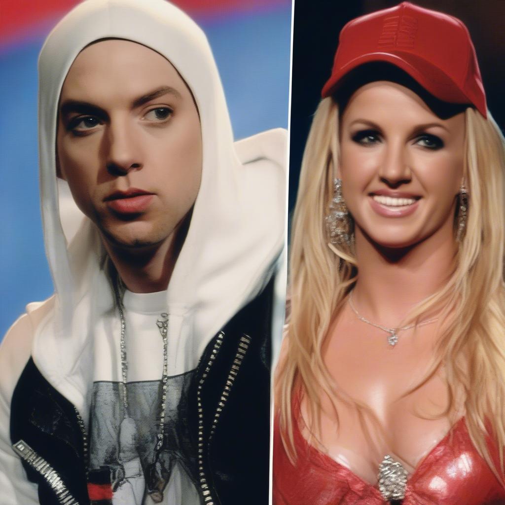 Eminem and Britney Spears: Music Icons of 2000