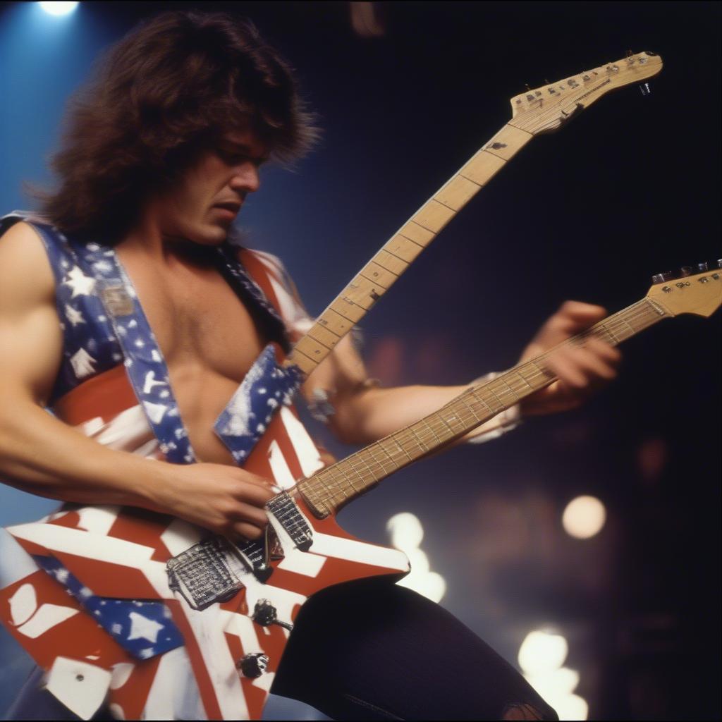 Eddie Van Halen Performing Eruption Live in 1977