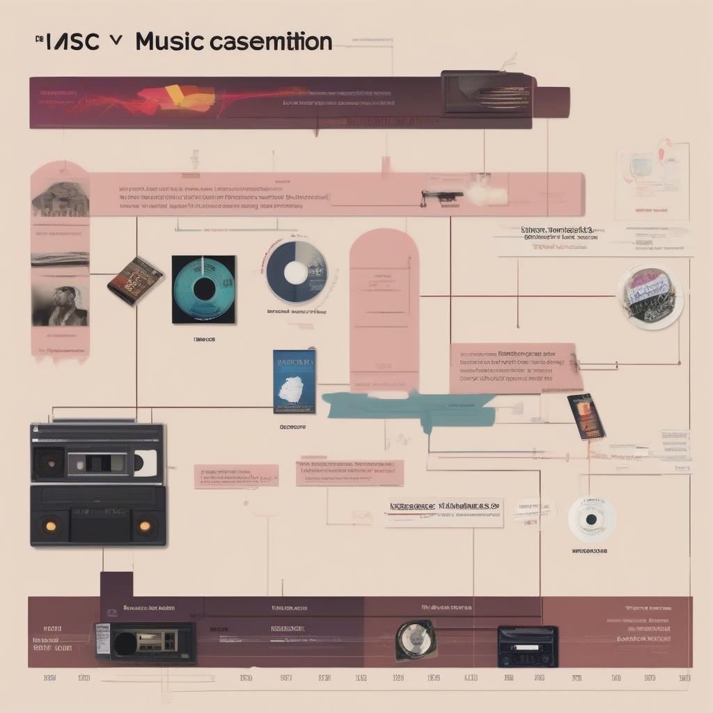 Evolution of music charts from vinyl records to streaming services