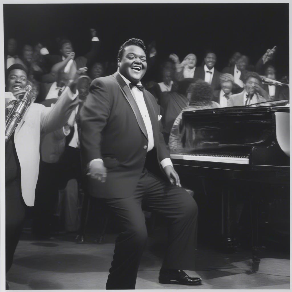 Fats Domino performing "I'm Walkin'"