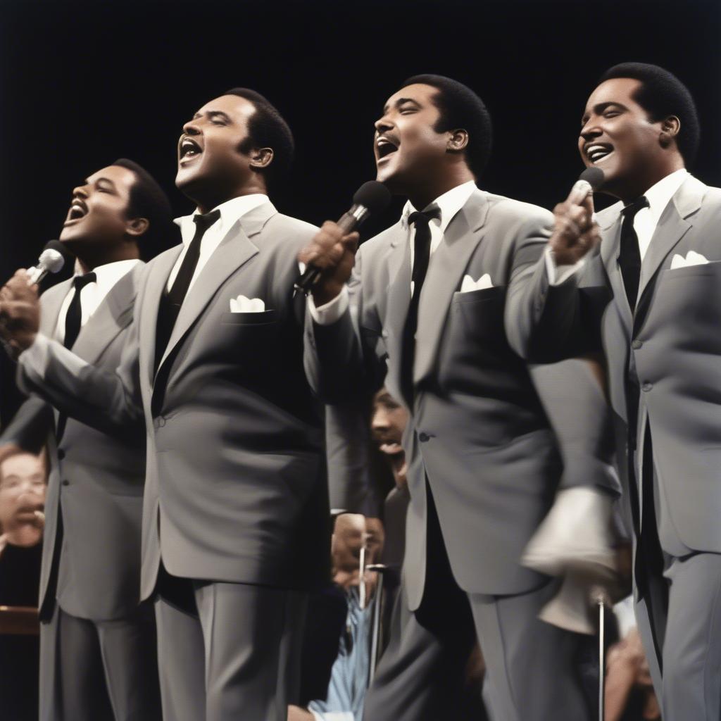 The Four Tops Performing I'll Be There Live