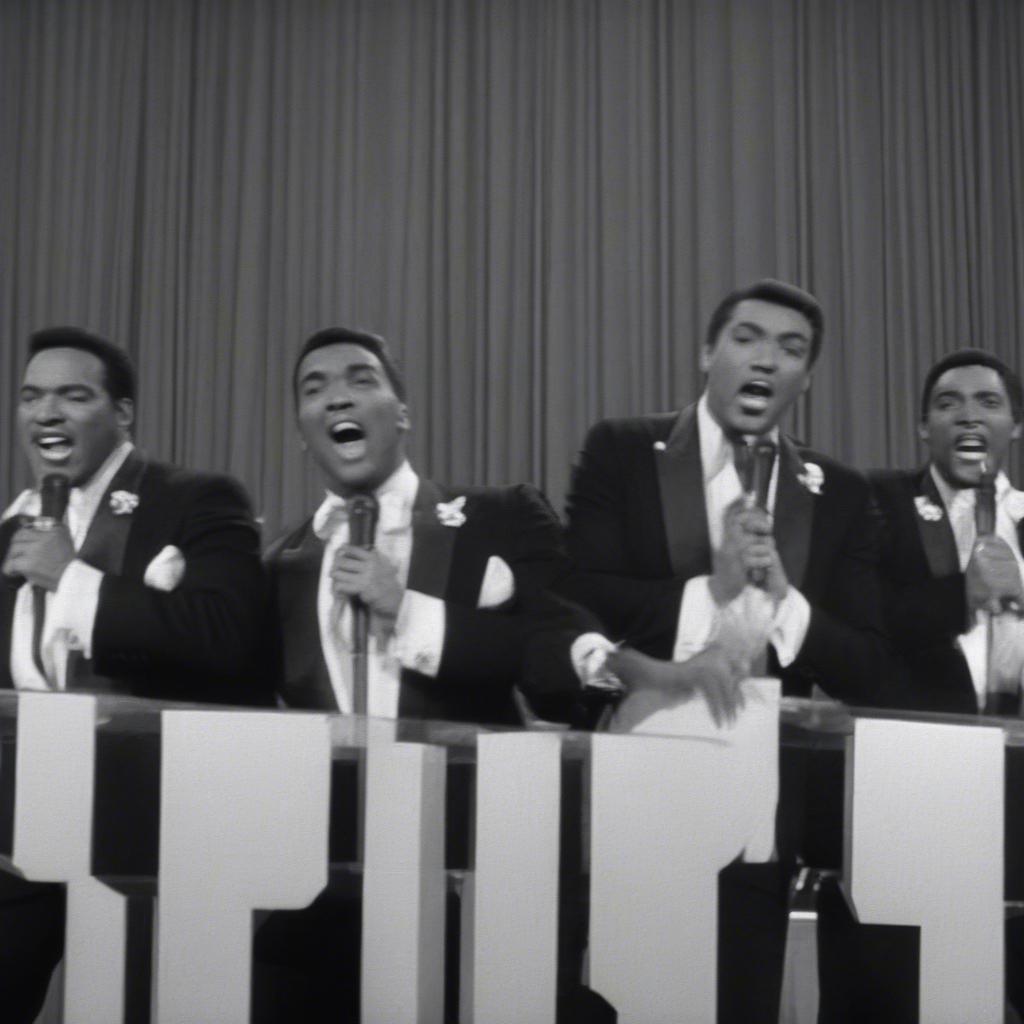 The Four Tops Performing Silent Night