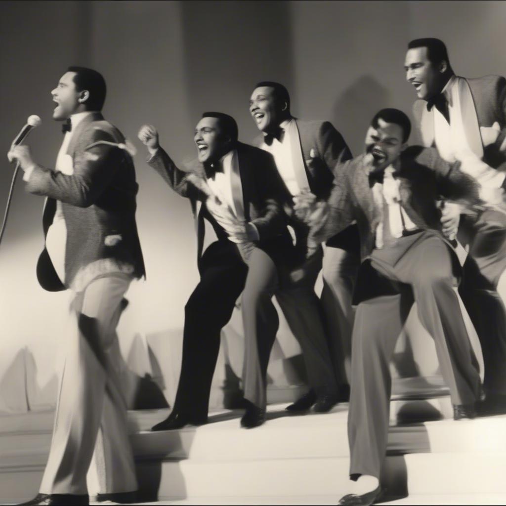 The Four Tops performing "Standing in the Shadows of Love"